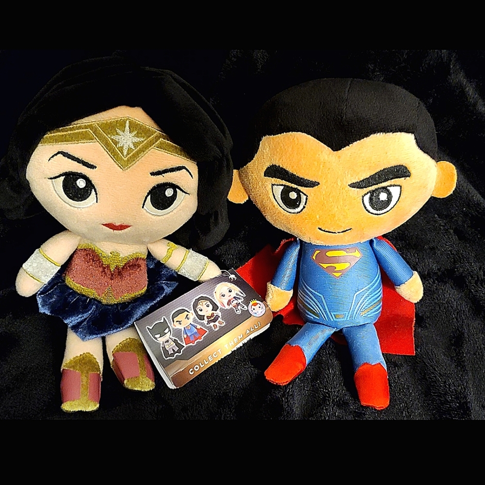 ** SOLD **                  Hero Plushies / DC collectible plush sold together